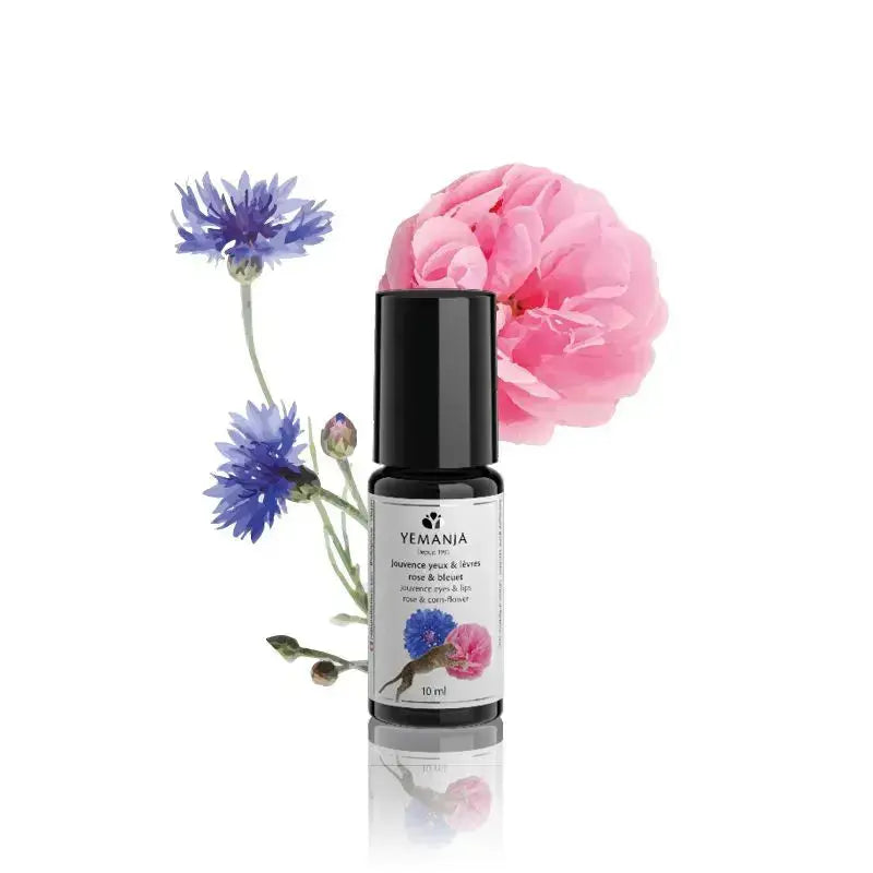 YEMANJA | Jouvence yeux & lèvres rose & bleuet Glowleen Suisse