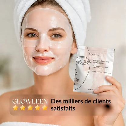 Masque enrichi en Collagène et en Acide Hyaluronique Glowleen Suisse