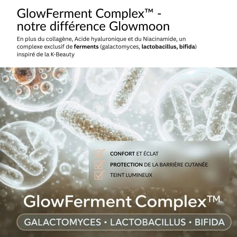 Masque enrichi en Collagène et en Acide Hyaluronique Glowleen Suisse