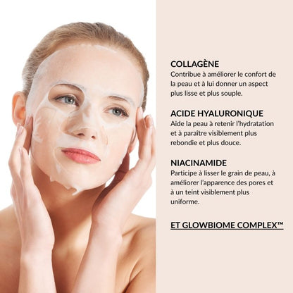 Masque enrichi en Collagène et en Acide Hyaluronique