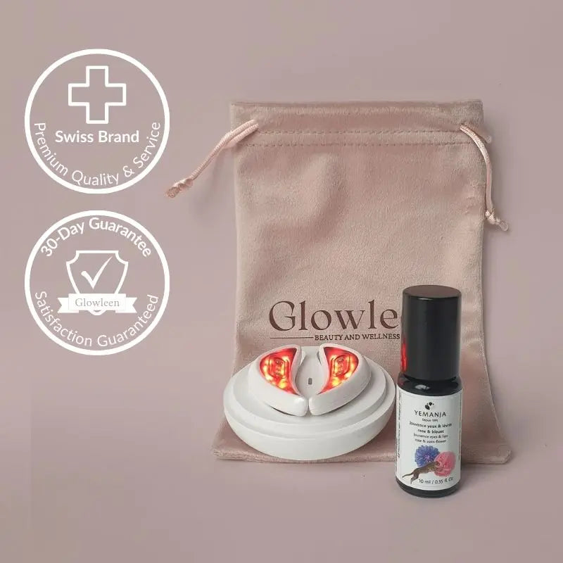 Glowmoon | Appareil Soin Contour des Yeux | Anti-Poches sous les yeux & Anti-Cernes Glowleen Suisse